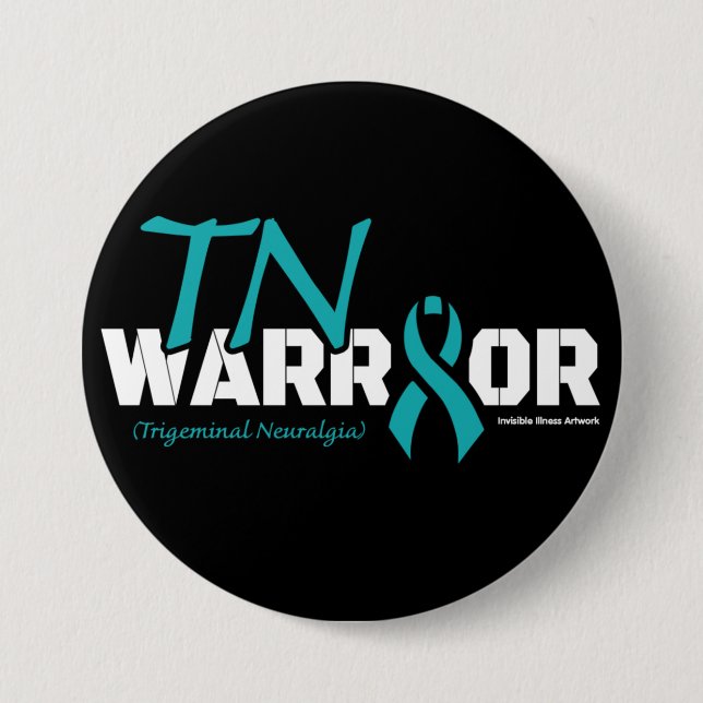BADGE ROND 7,6 CM WARRIOR...TN (Devant)
