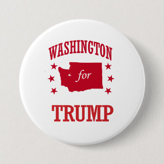 BADGE ROND 7,6 CM WASHINGTON POUR DONALD TRUMP