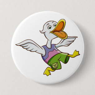 Badge Rond 7,6 Cm Willy Quack