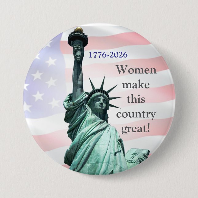 Badge Rond 7,6 Cm Women Make This Country Great! Button 2 (Devant)