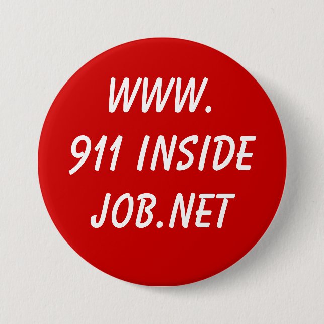 Badge Rond 7,6 Cm www.911 InsideJob.net (Devant)