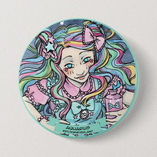 Badge Rond 7,6 Cm Zodiaque de Lolita