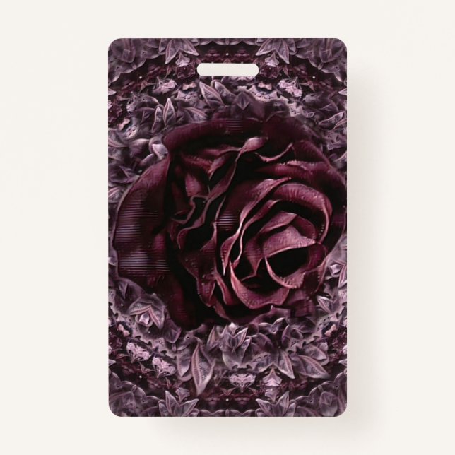 Badge Rose Mandala (Devant)