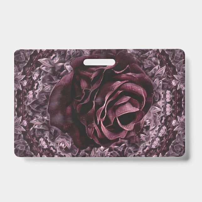 Badge Rose Mandala (Avant)