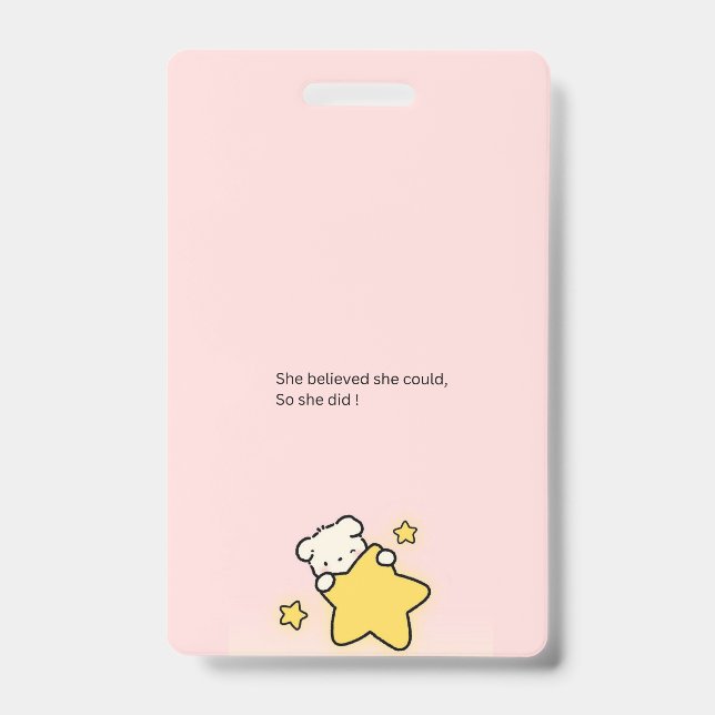 Badge Rose Mignon (Avant)
