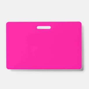 Badge Rose Persan uni rose profond