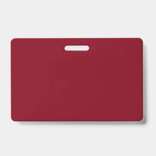 Badge Rouge Grenat uni