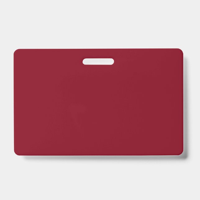 Badge Rouge Grenat uni (Avant)