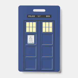 Badge Royaume-Uni - Blue Police Public Call Box 1