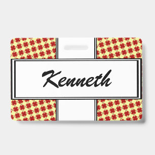 Badge Ruban de trèfle de Bourgogne par Kenneth Yoncich