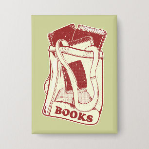 Badge Sac de livres que j'aime lire