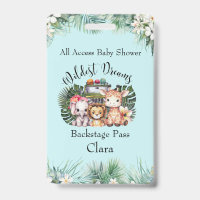 Safari Rêves les Plus Fous Baby Shower Backstage