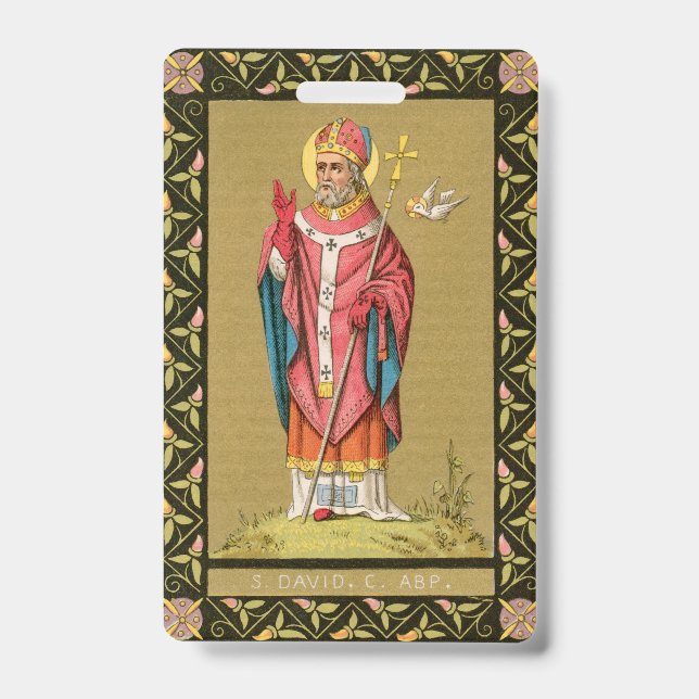 Badge Saint David du Pays de Galles (P 001) (Avant)