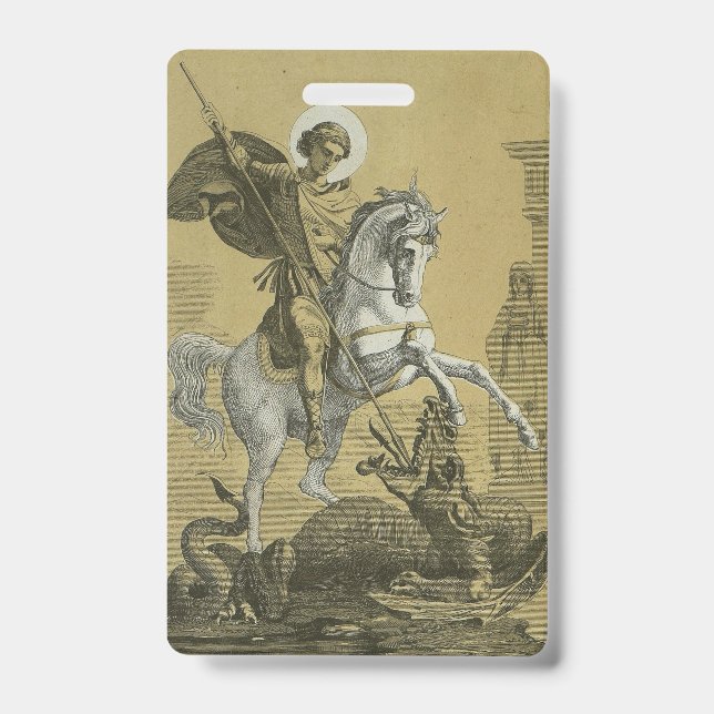 Badge Saint George – Premium "Sunburst Gold" Art (Avant)