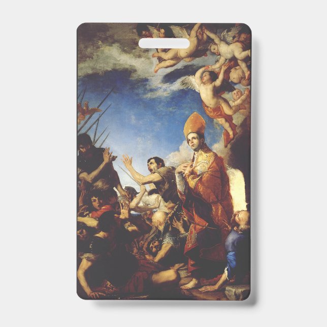 Badge Saint Janvier, évêque de Bénévent - Beaux-arts (Avant)