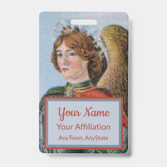 Badge Saint Michel l'Archange (détail ; M 017) (Face)