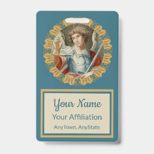Badge Saint Michel l'Archange (M 010)