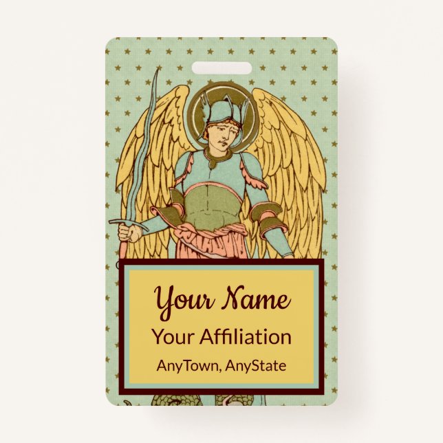 Badge Saint Michel l'Archange (RLS 12) (Devant)