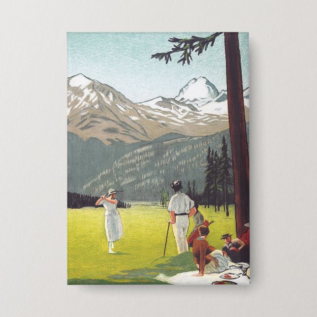 Badge Saint Moritz par Emil Cardinaux (Recto)