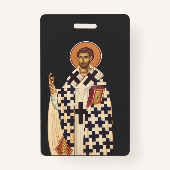 Badge Saint Timothée, premier évêque chrétien d'Ephes (Devant)