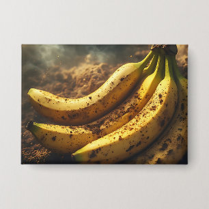 Badge Saleté sur les bananes sur le sol