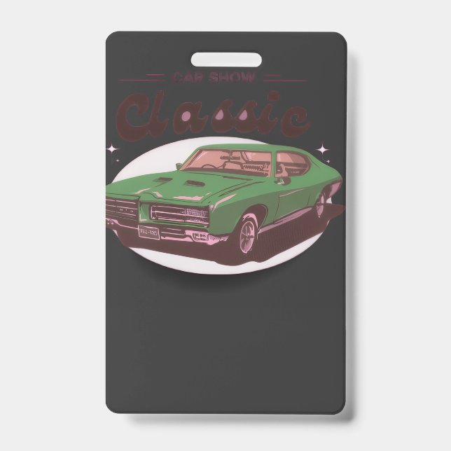 Badge Salon de la voiture classique  (Avant)