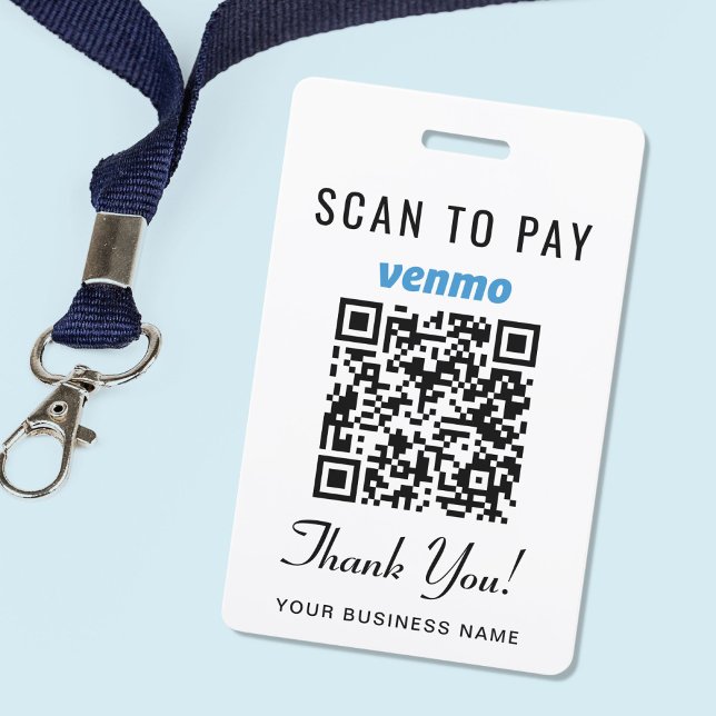 Badge Scanner pour payer le code QR Venmo (Créateur téléchargé)
