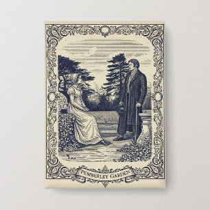 Badge Scène de Darcy & Elizabeth