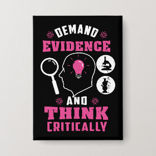 Badge Science d'investigation médico-légale Nerd de la s