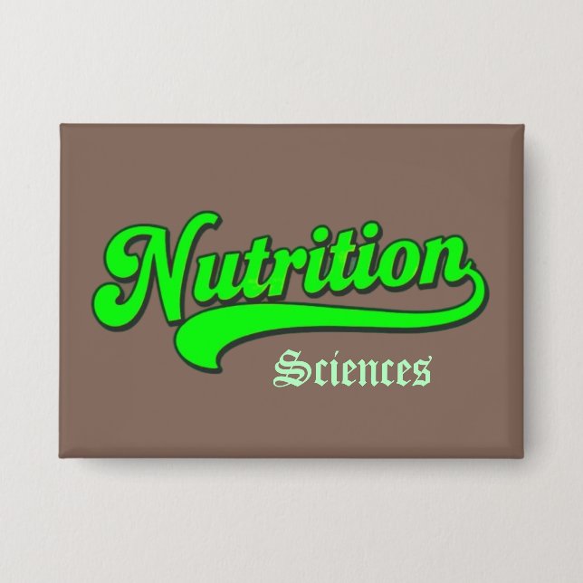 Badge "Sciences de la nutrition" B Grand Rectangle (Recto)