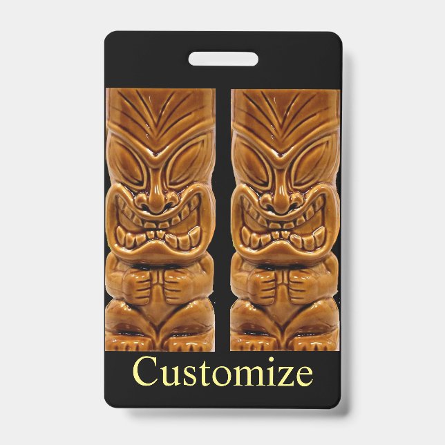 Badge Sculpture Gold Tiki Thunder_Cove  (Avant)