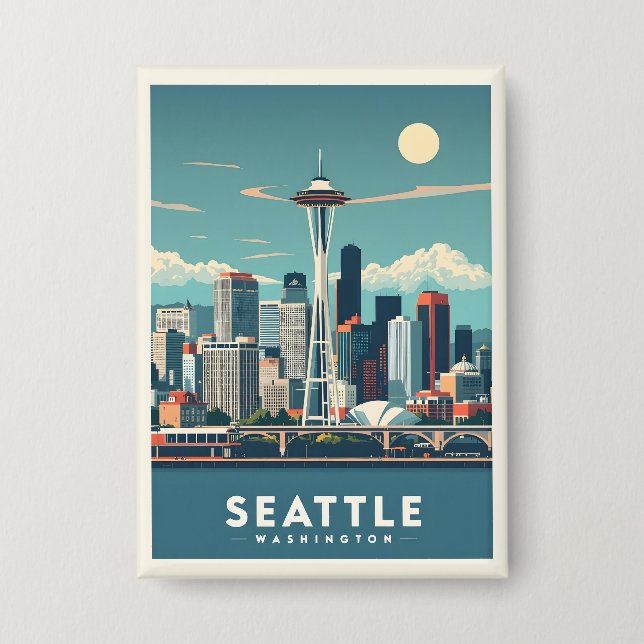 Badge Seattle Washington (Recto)