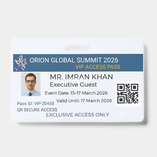 Badge sécurisé|ID Enseignant|ID Entreprise|Personn (Avant)
