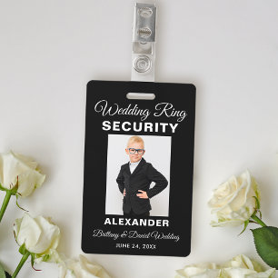 Badge Sécurité de la bague de mariage - Choisissez la co