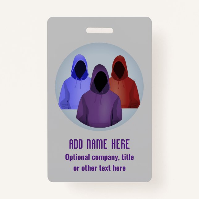 Badge Sécurité Info - Hackers éthiques Sweat - shirts à  (Devant)