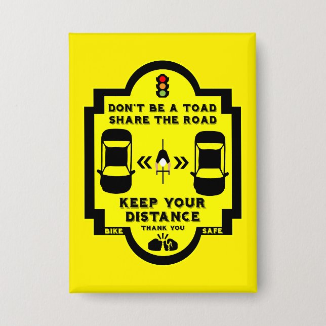 Badge Sécurité routière à bicyclette (Recto)