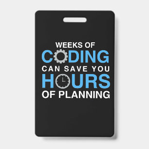 Badge Semaines de codage de programmeur
