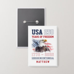 Badge Semiquincentenaire des États-Unis 250e anniversair