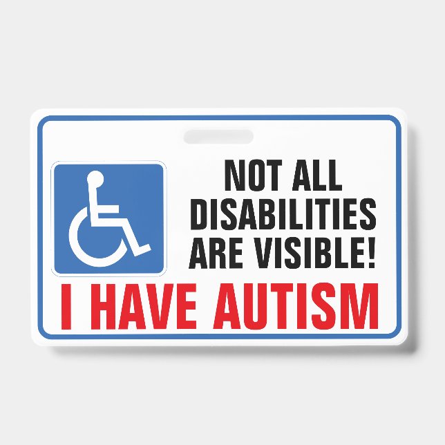 Badge Sensibilisation à l'autisme (Avant)