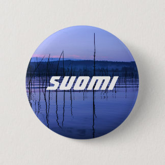 Badge Serene and misty lake Suomi