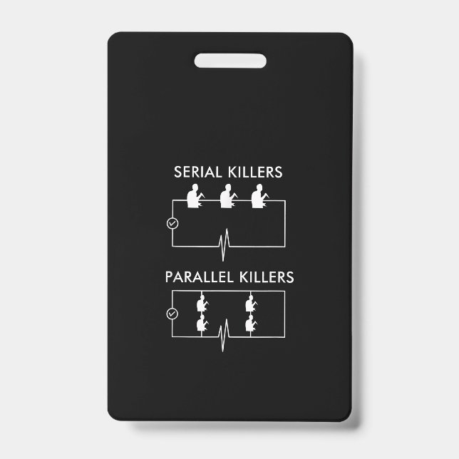 Badge Serial Killers Parallèlement Killers Electrician F (Avant)