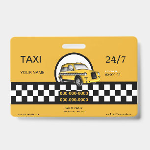 Badge Service de taxi