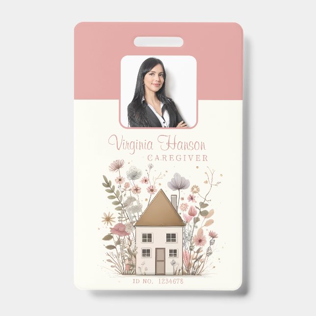 Badge Services de soins aux personnes âgées à la maison  (Avant)