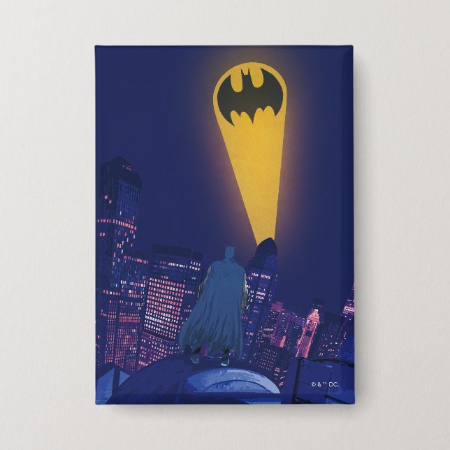 Badge Signal de chauve-souris sur Gotham (Recto)