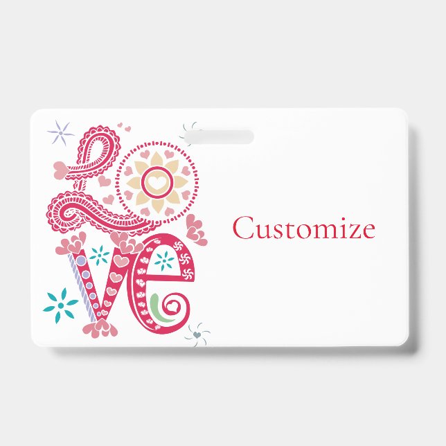 Badge SIGNE D'AMOUR Super Hippie Thunder_Cove (Avant)