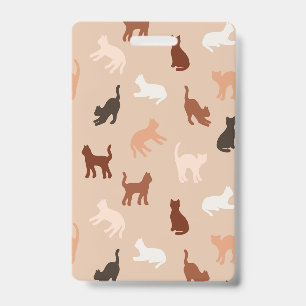 Badge Silhouette de chat