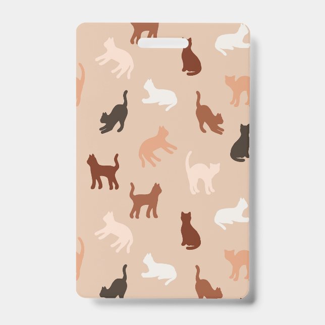 Badge Silhouette de chat (Avant)