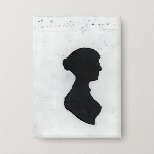 Badge Silhouette de Jane Austen (Recto)