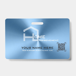 Badge Simple bleu minimaliste entreprise moderne