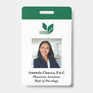 Badge Simple Business Photo Staff ID devient Carte d'ide